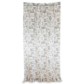 Tendone con rose azzurre, 290 cm
