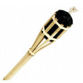 Torcia da giardino in bambù, 120 cm (kit da 10)