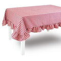 Tovaglia 240 cm con volant collezione Caldo Vichy