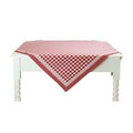 Tovaglia a quadretti rossi, 90x90 cm (kit da 5)