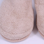 Ciabatta in spugna color tortora (kit da 3)