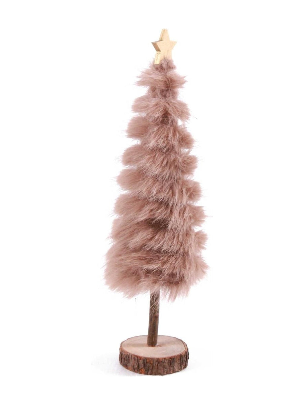 Albero in peluche tortora H44 (kit da 3)