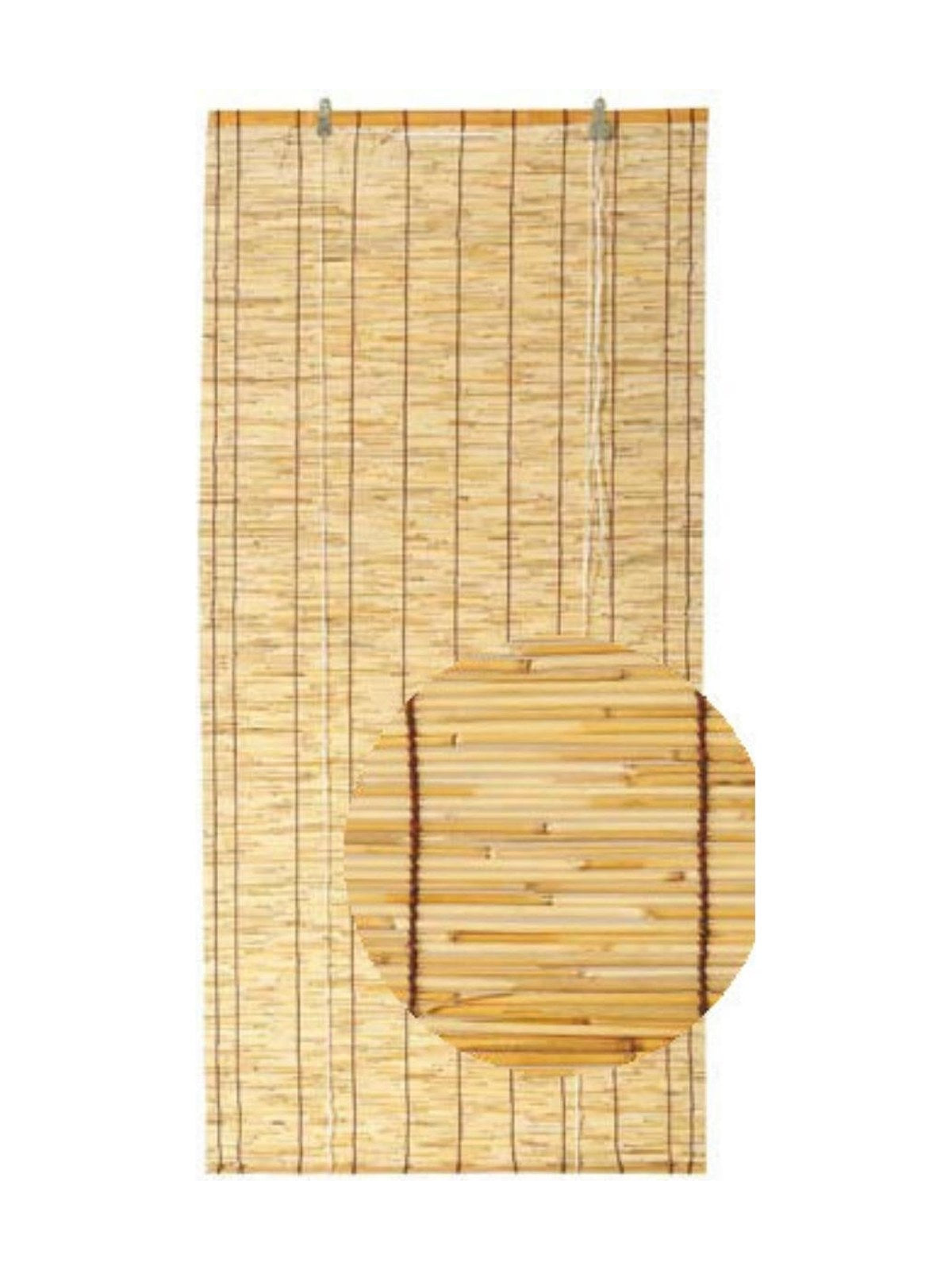Arella in bambù con carrucola, 90H180 cm (kit da 5)