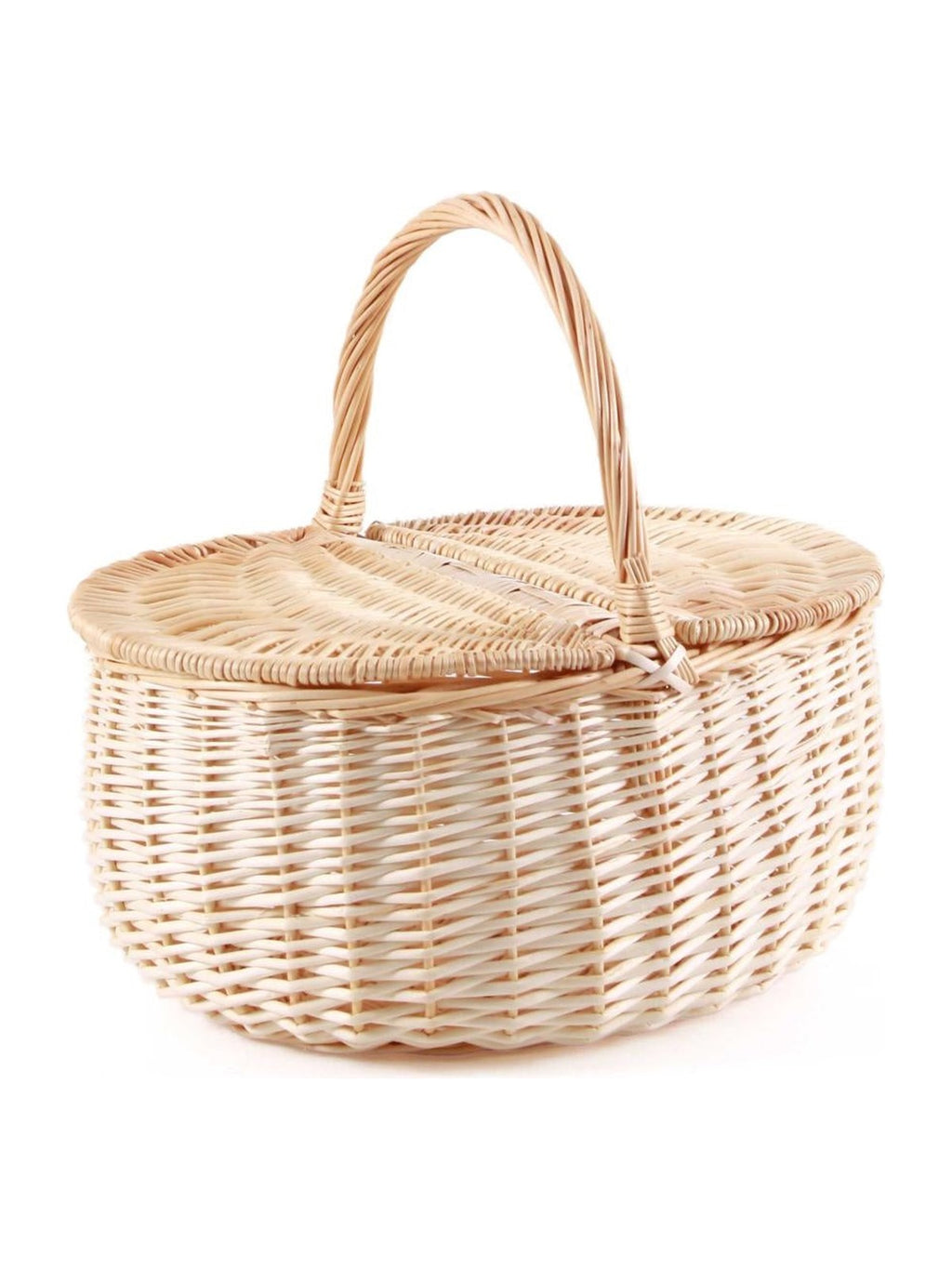 Cesto da pic-nic in vimini, 48X35H43 cm