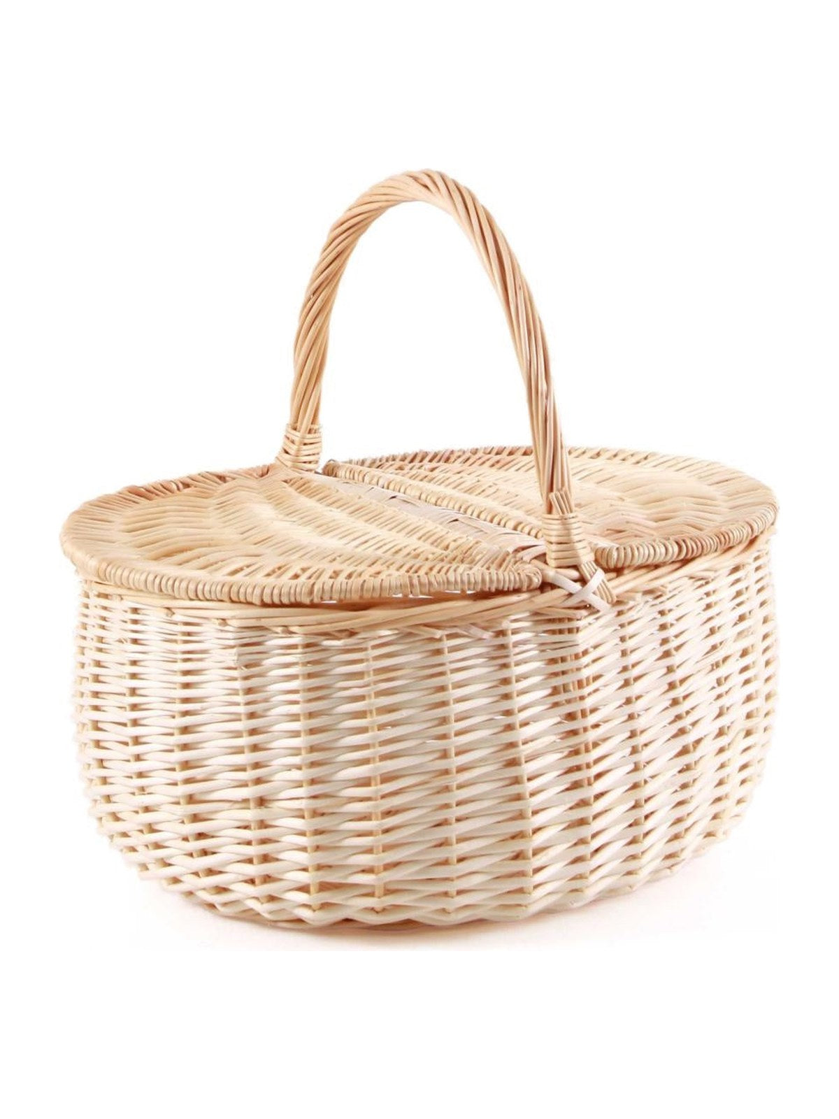Cesto da pic-nic in vimini, 48X35H43 cm