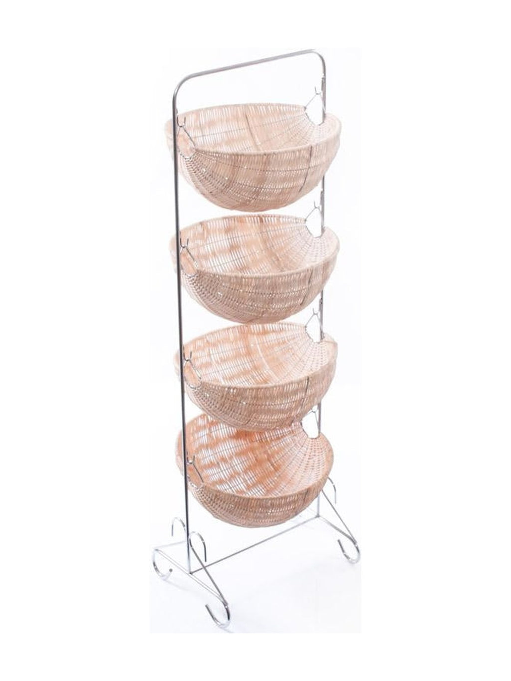 Cesto espositore in vimini, Ø29H96 cm