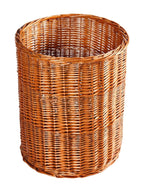 Cesto espositore in vimini rosso, Ø40H50 cm