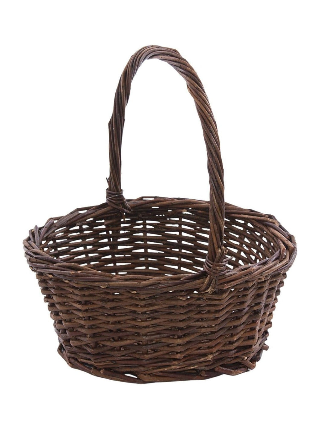 Cesto in vimini grezzo, Ø32H26 cm