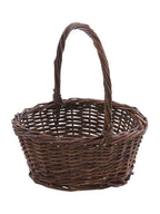 Cesto in vimini grezzo, Ø32H26 cm