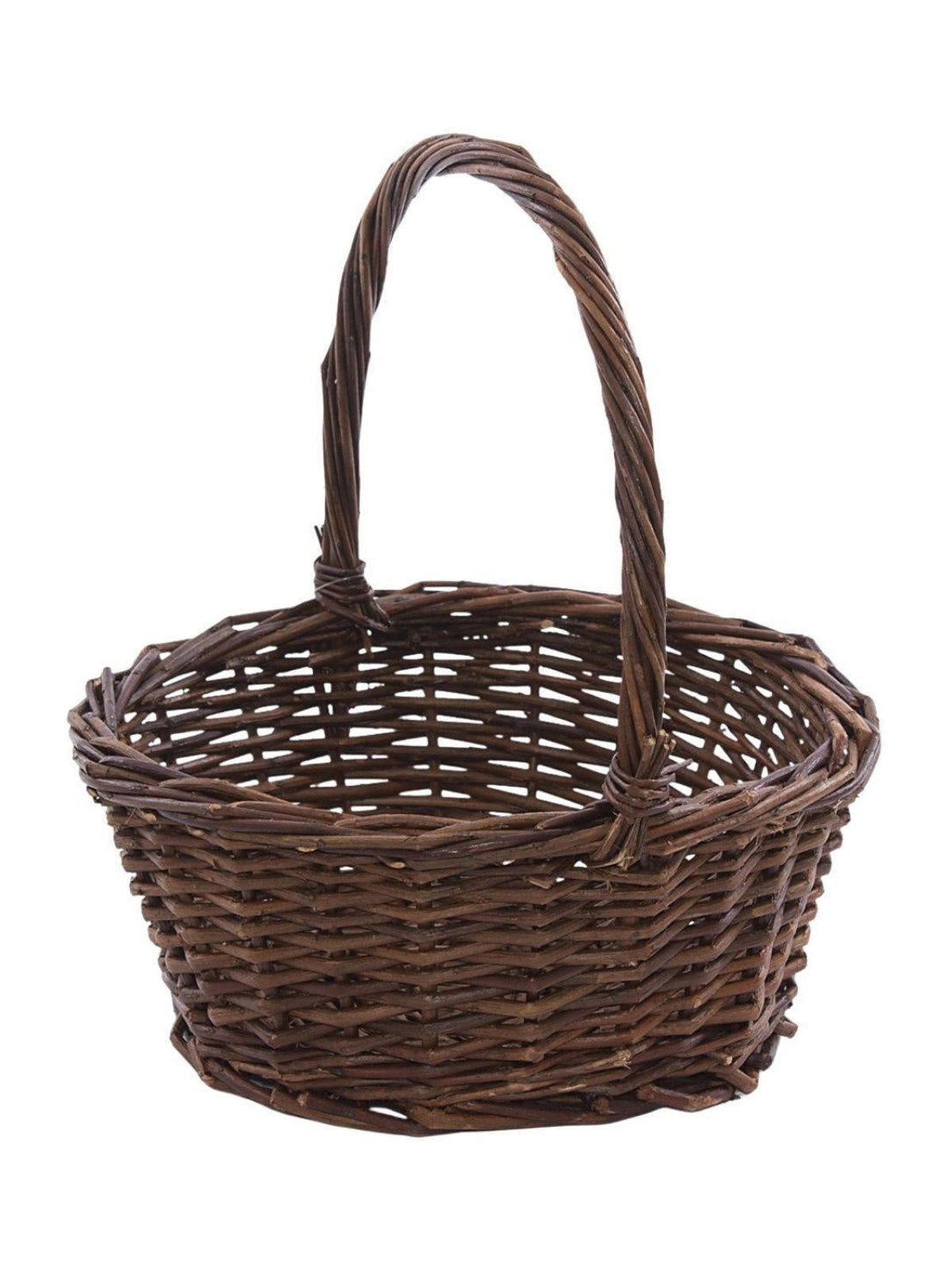 Cesto in vimini grezzo, Ø32H26 cm