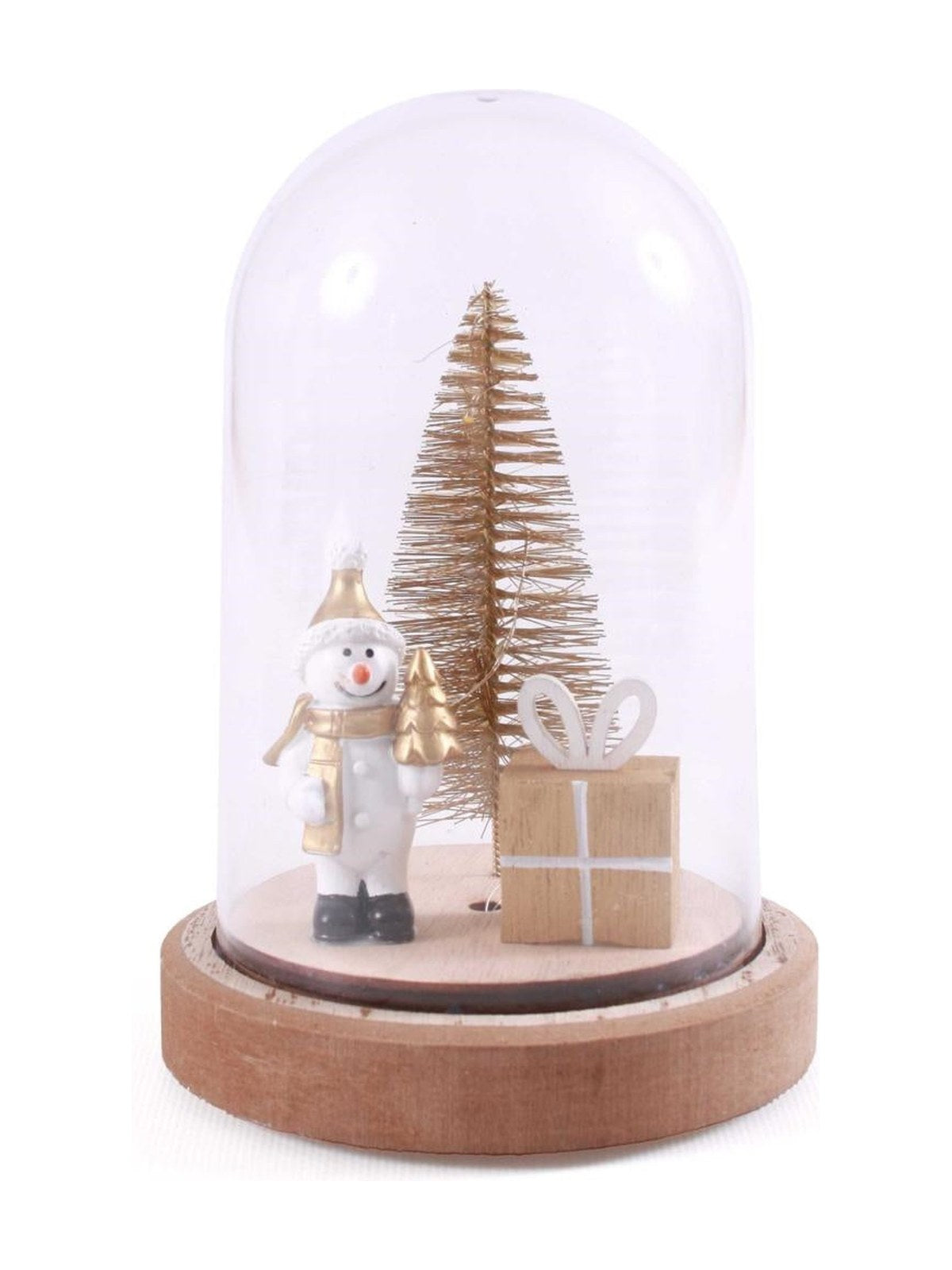 Decorazione natalizia a campana con led, Ø12H18 cm (kit da 3)