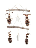 Decorazione pigne da appendere H40 (in confezione da 2) (kit da 3)