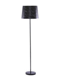 Lampada da terra in metallo nero, Ø35H145 cm