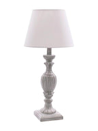 Lampada grigia, Ø12H43 cm