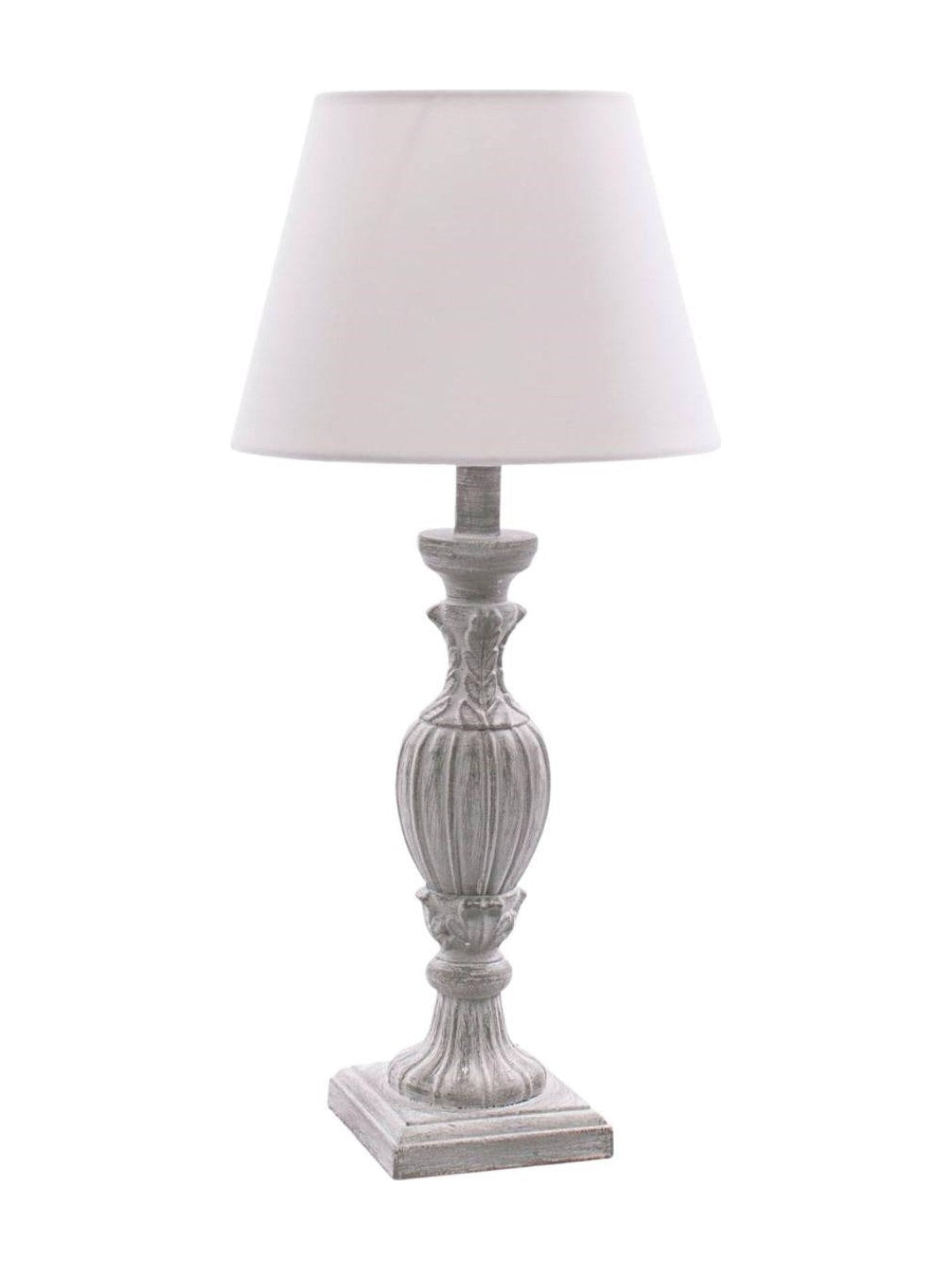 Lampada grigia, Ø12H43 cm