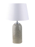 Lampada in ceramica grigia, 33H58 cm