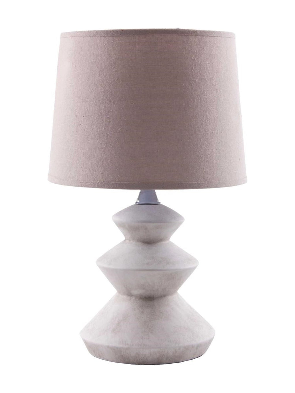 Lampada in ceramica sagomata, 30H50 cm