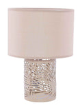 Lampada in metallo beige, Ø22H31 cm