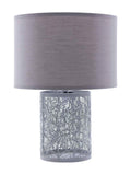 Lampada in metallo grigio, Ø22H31 cm
