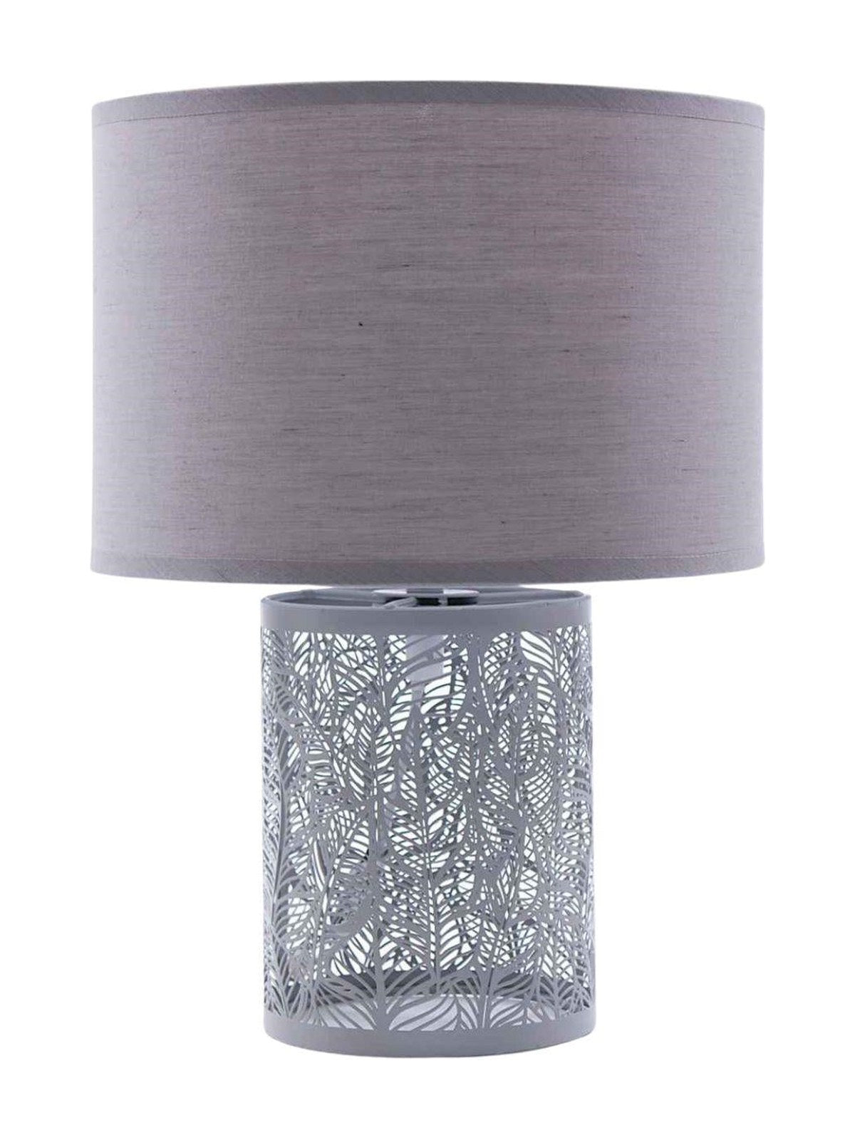 Lampada in metallo grigio, Ø22H31 cm