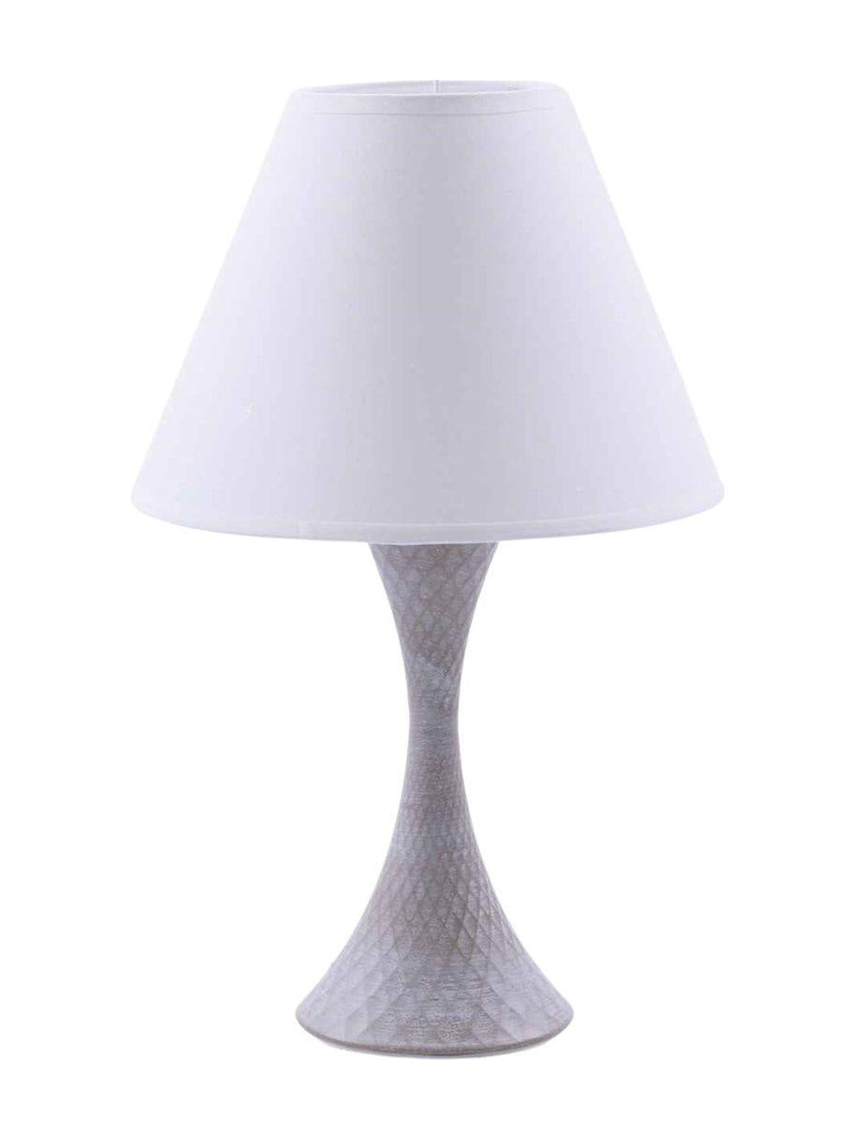 Lampada in metallo grigio, Ø23H38 cm