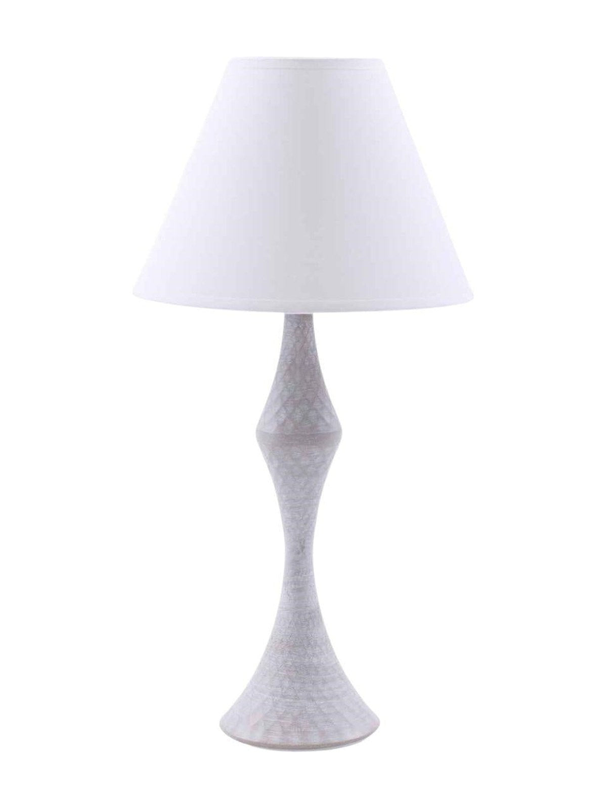 Lampada in metallo grigio, Ø23H46 cm