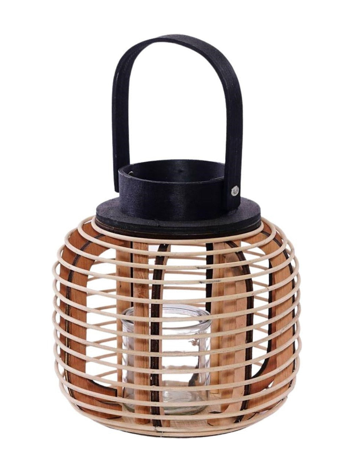 Lanterna in rattan, Ø11H23 cm