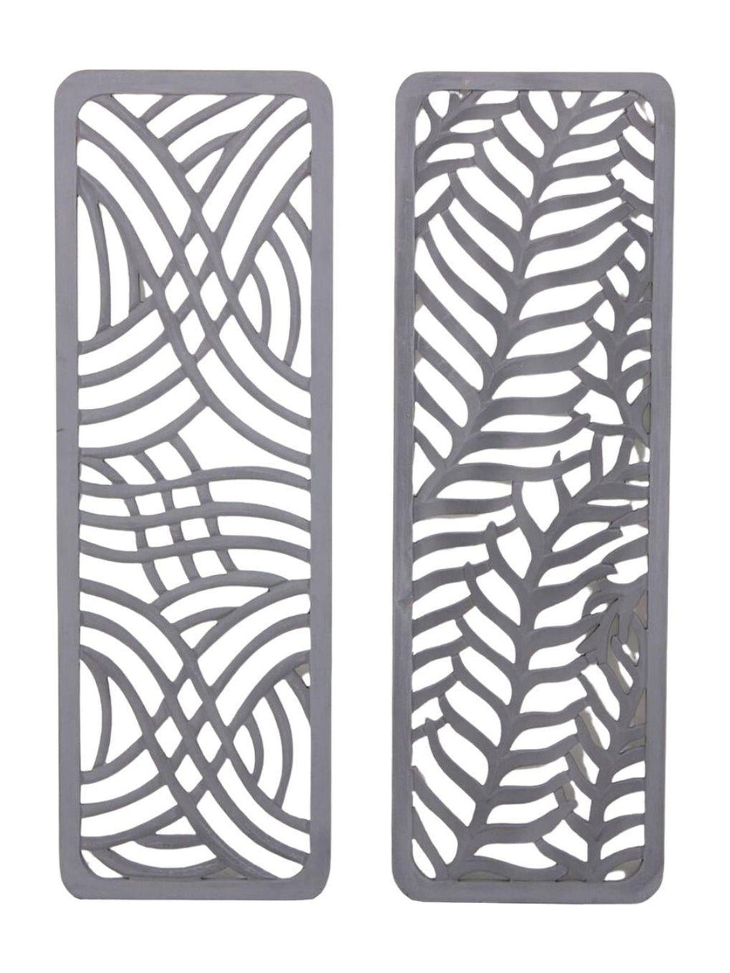 Pannello decorativo in mdf grigio, 40X120 cm
