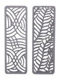 Pannello decorativo in mdf grigio, 40X120 cm
