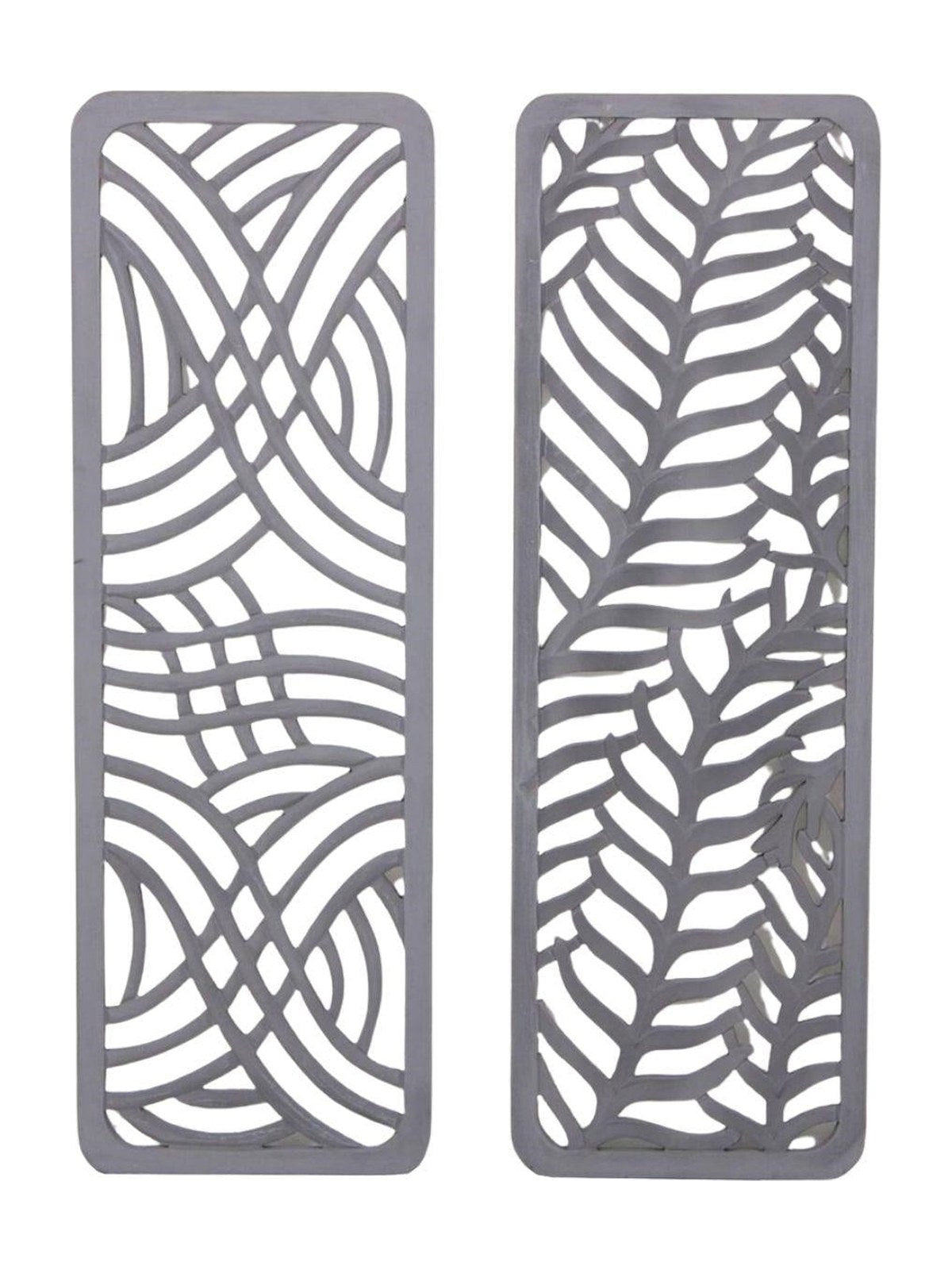 Pannello decorativo in mdf grigio, 40X120 cm