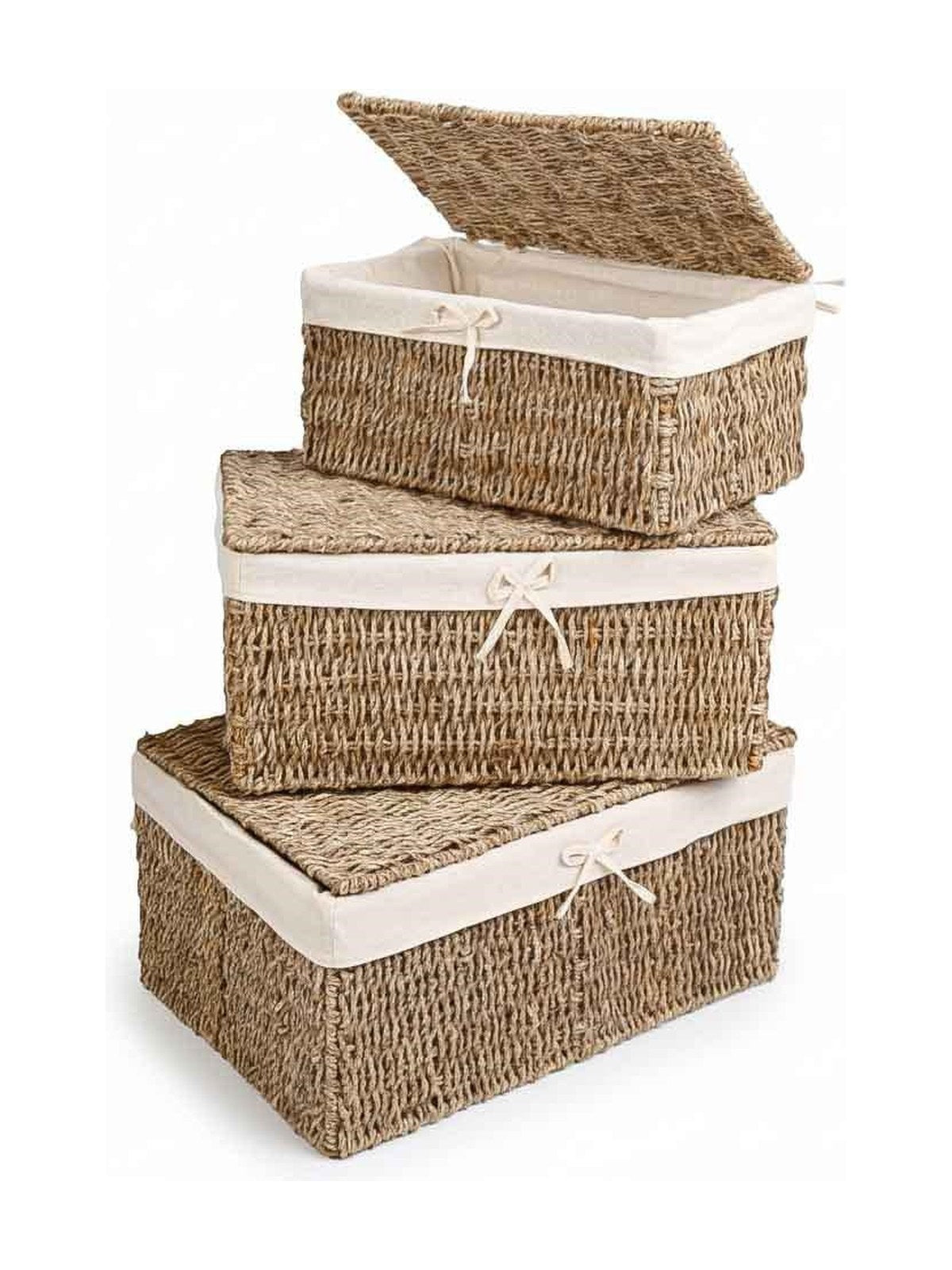 Scatola cordoncino set 3, 36x24x19 cm