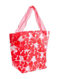 Shopper in pvc con stampa cuori in confezione da 6, 22,5H7,5 cm (kit da 5)