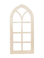 Specchio in abete a finestra, 48H100 cm