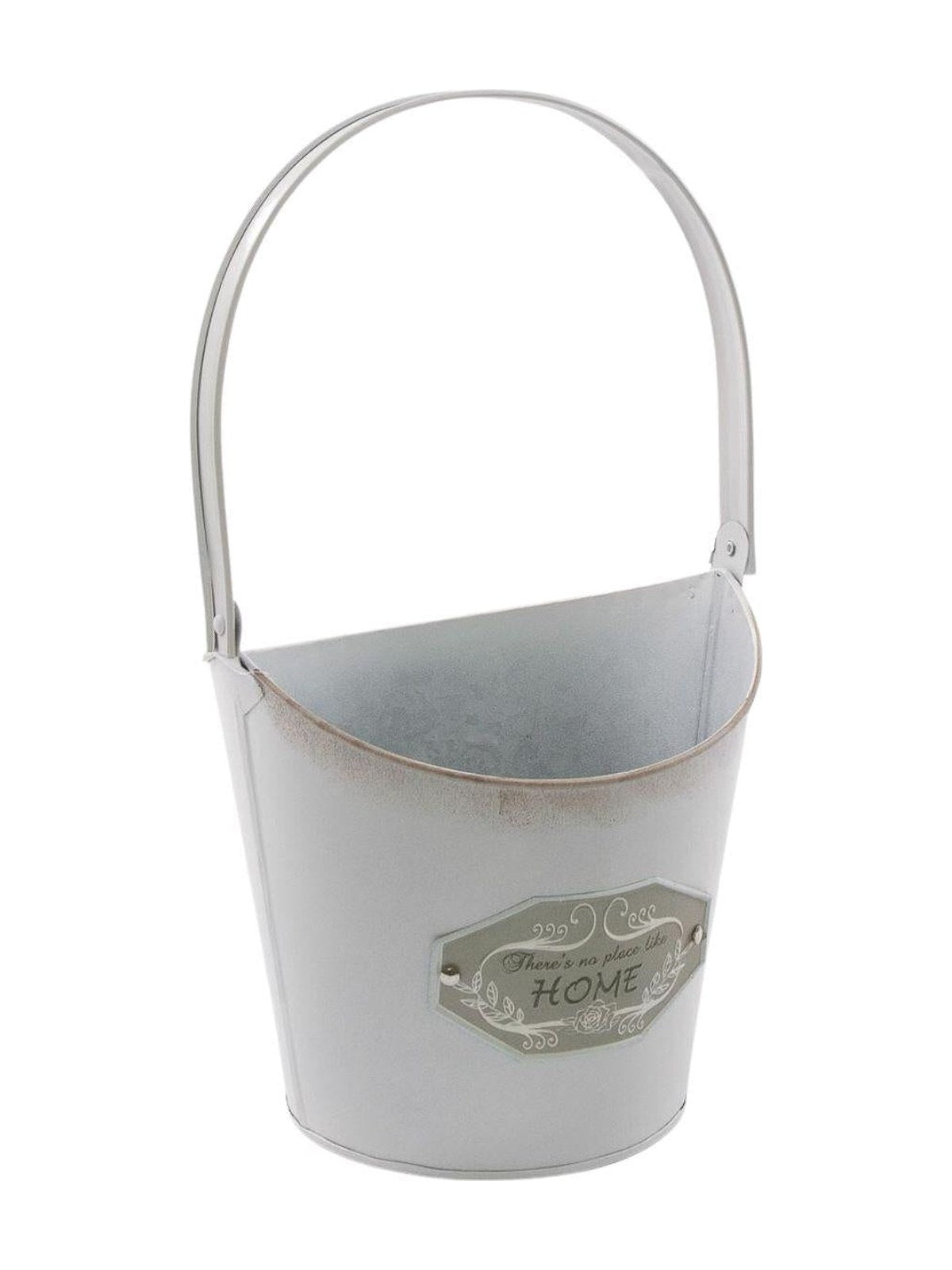 Vaschetta in latta "Home", Ø17H16 cm (kit da 3)