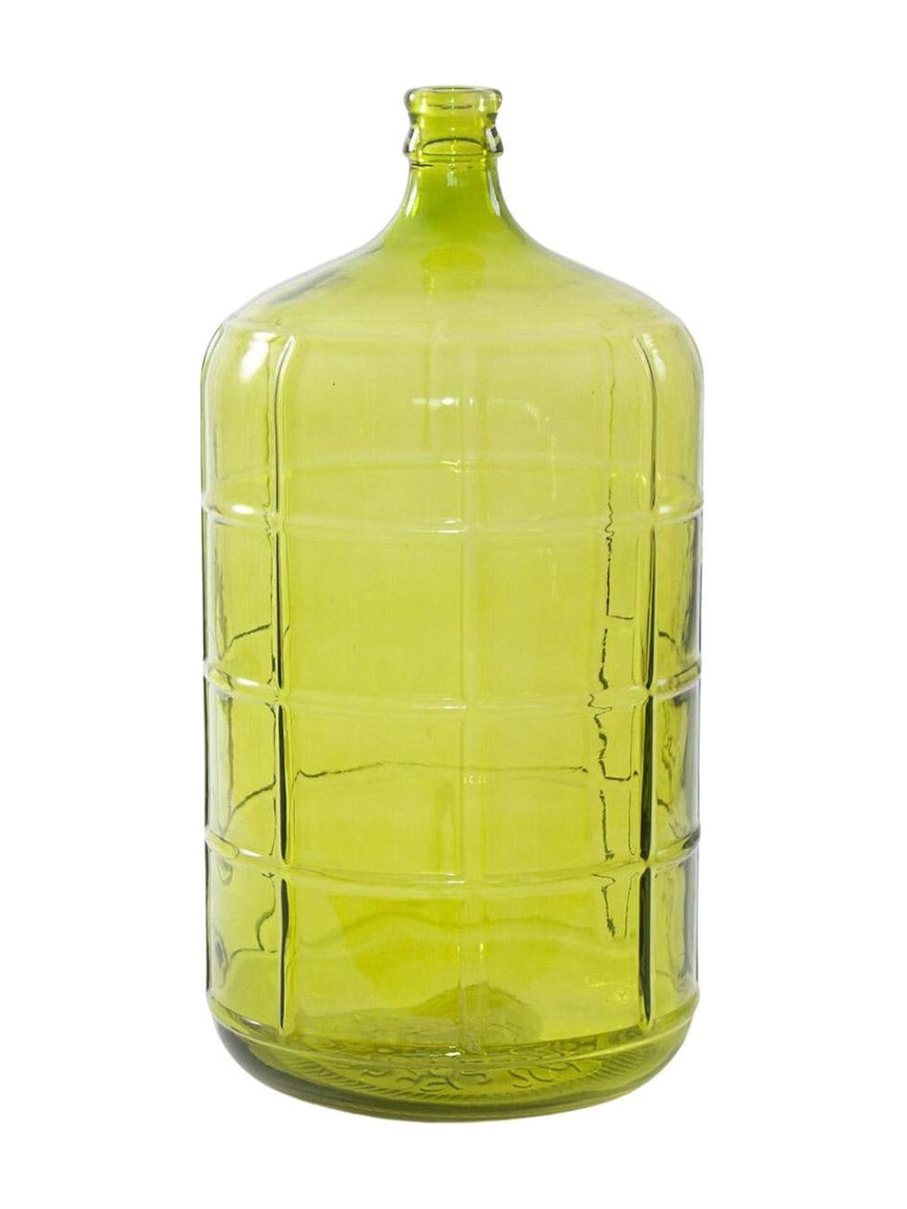 Vaso in vetro verde, Ø28H57 cm