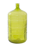 Vaso in vetro verde, Ø28H57 cm